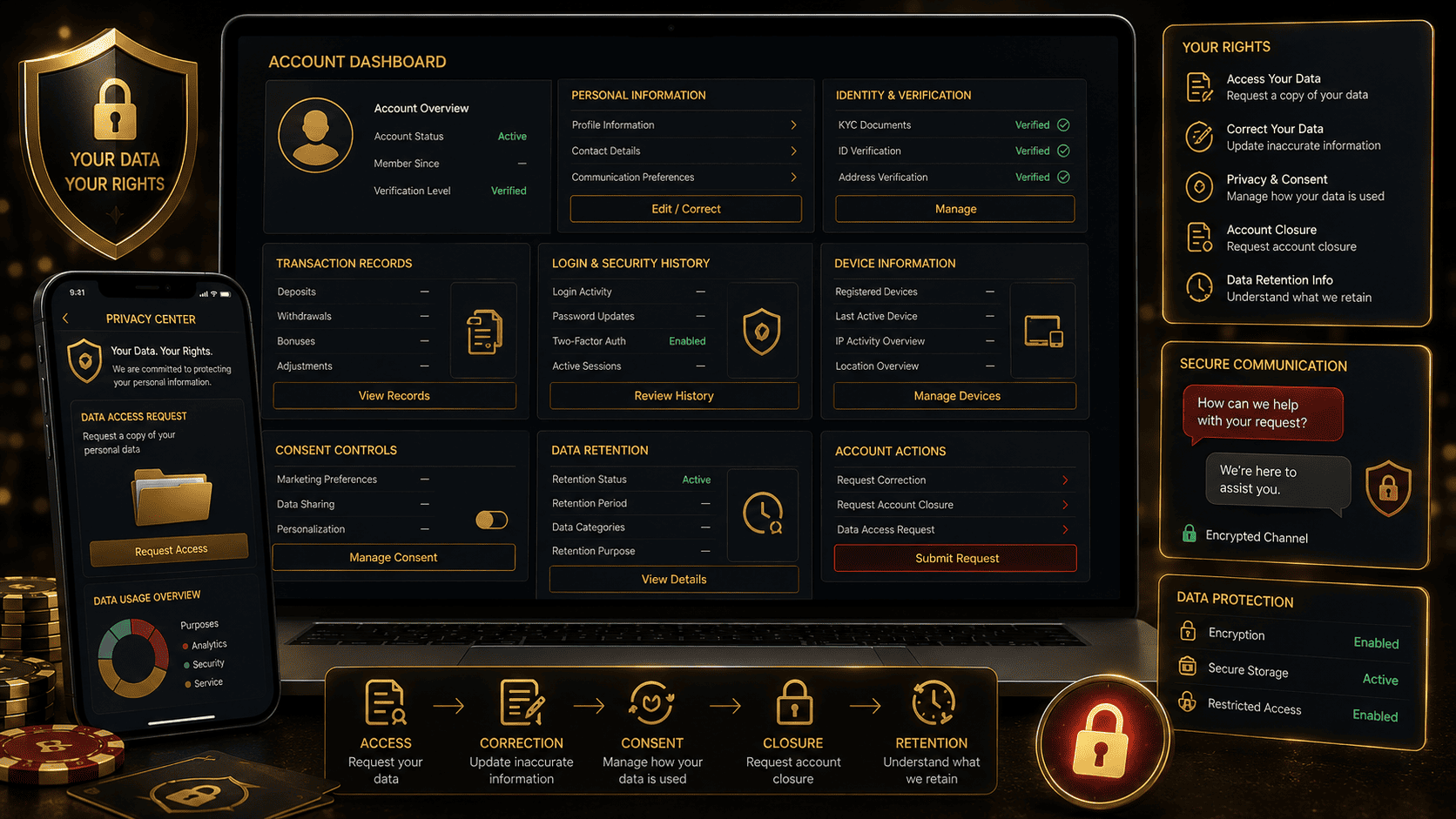 Gembet Privacy Policy data rights guide