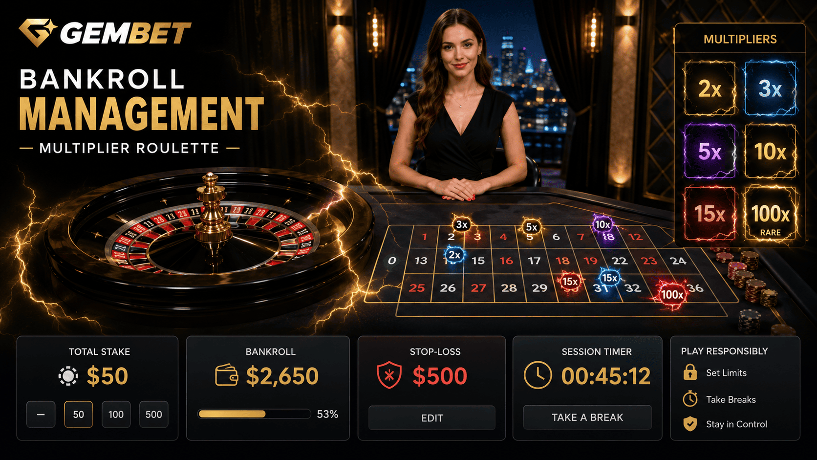 Evolution Gaming multiplier bankroll management guide