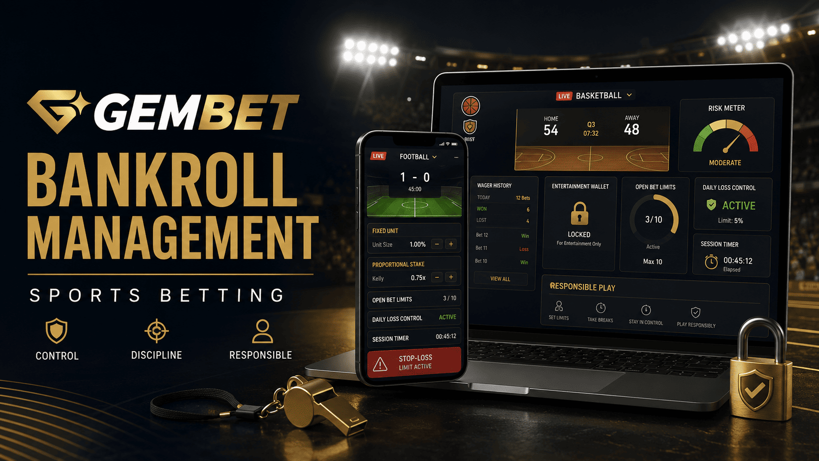 Gembet sports betting bankroll management guide