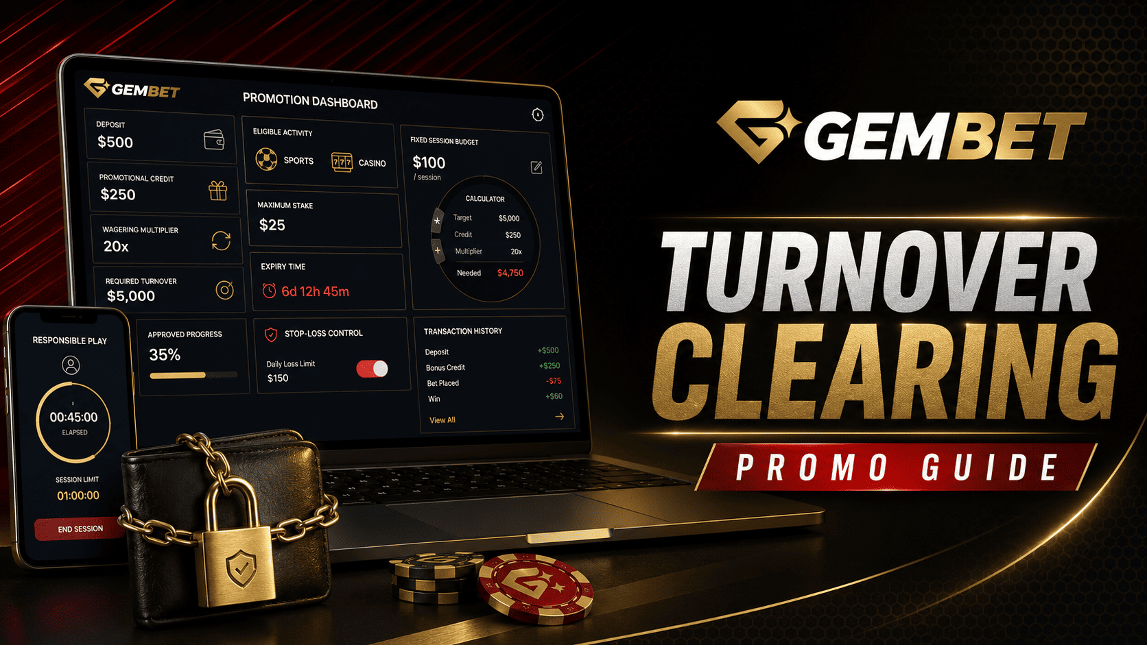 Gembet promotion turnover clearing guide