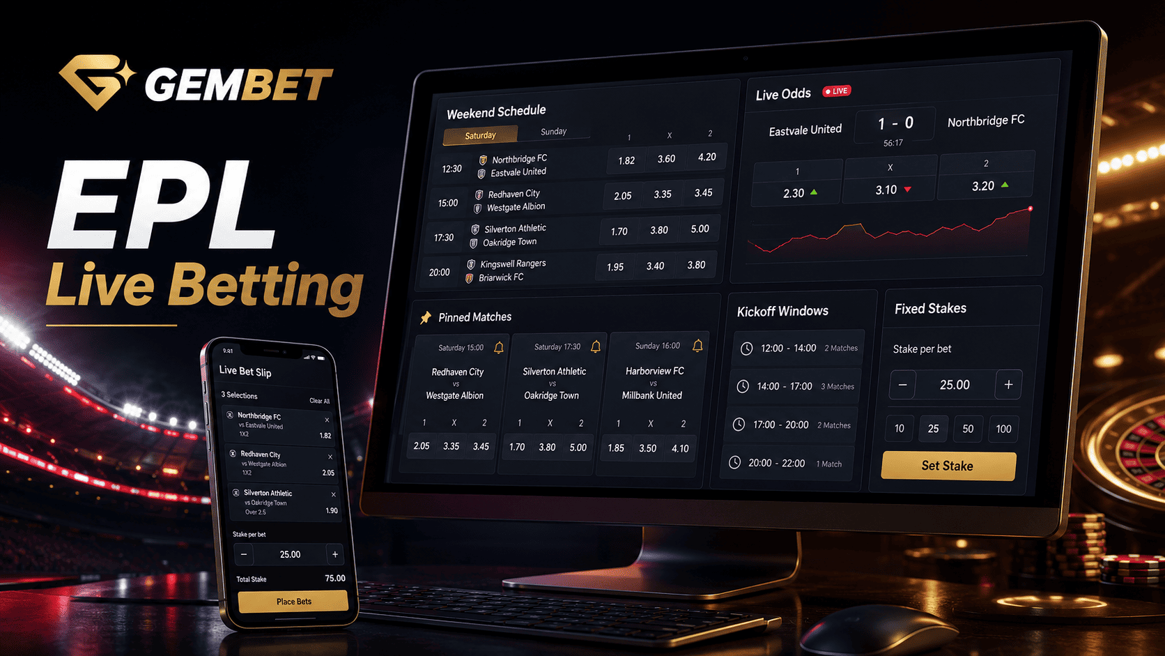 EPL live betting weekend schedule