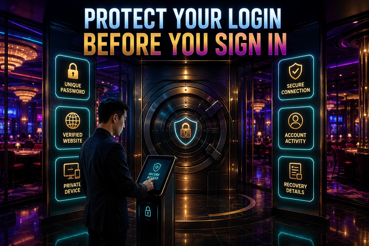 Login security protecting a Gembet account