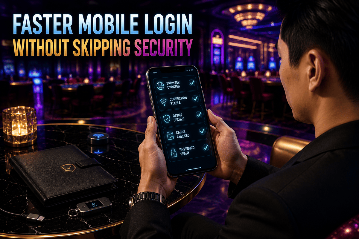 Mobile login for faster Gembet account access