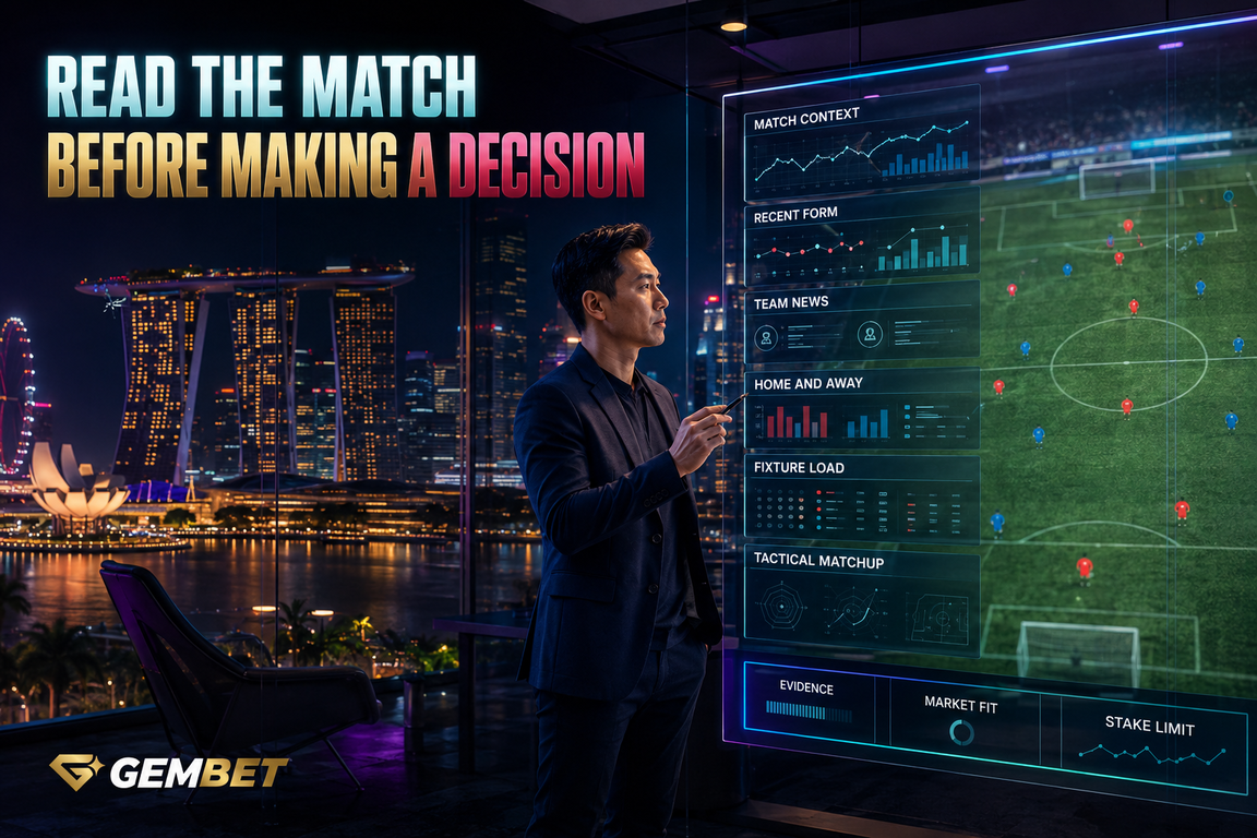 Soccer match information for betting decisions